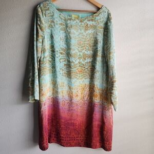 Maeve Multicolor Long Sleeve Dress
